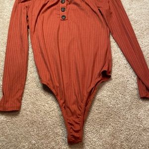 Rue21 Off-Shoulder Bodysuit with Buttons